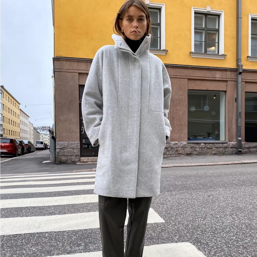 Aritzia wilfred savoy wool coat